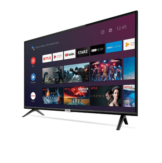 TV Smart da TCL com imagem de aplicativos